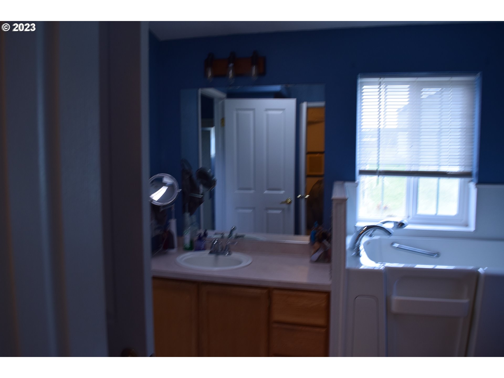 37075 Southeast Trubel Road Sandy, OR 97055 - Photo 10 of 15 a bathroom with a sink and a mirror