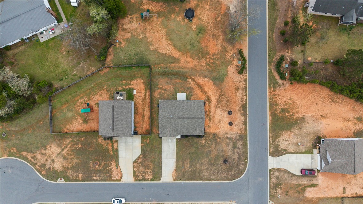 114 Sunny Pt Loop Central, SC 29630 - Photo 19 of 25 This overhead shot showcases the neighborhood layout with neatly defined properties and well-maintained grounds.