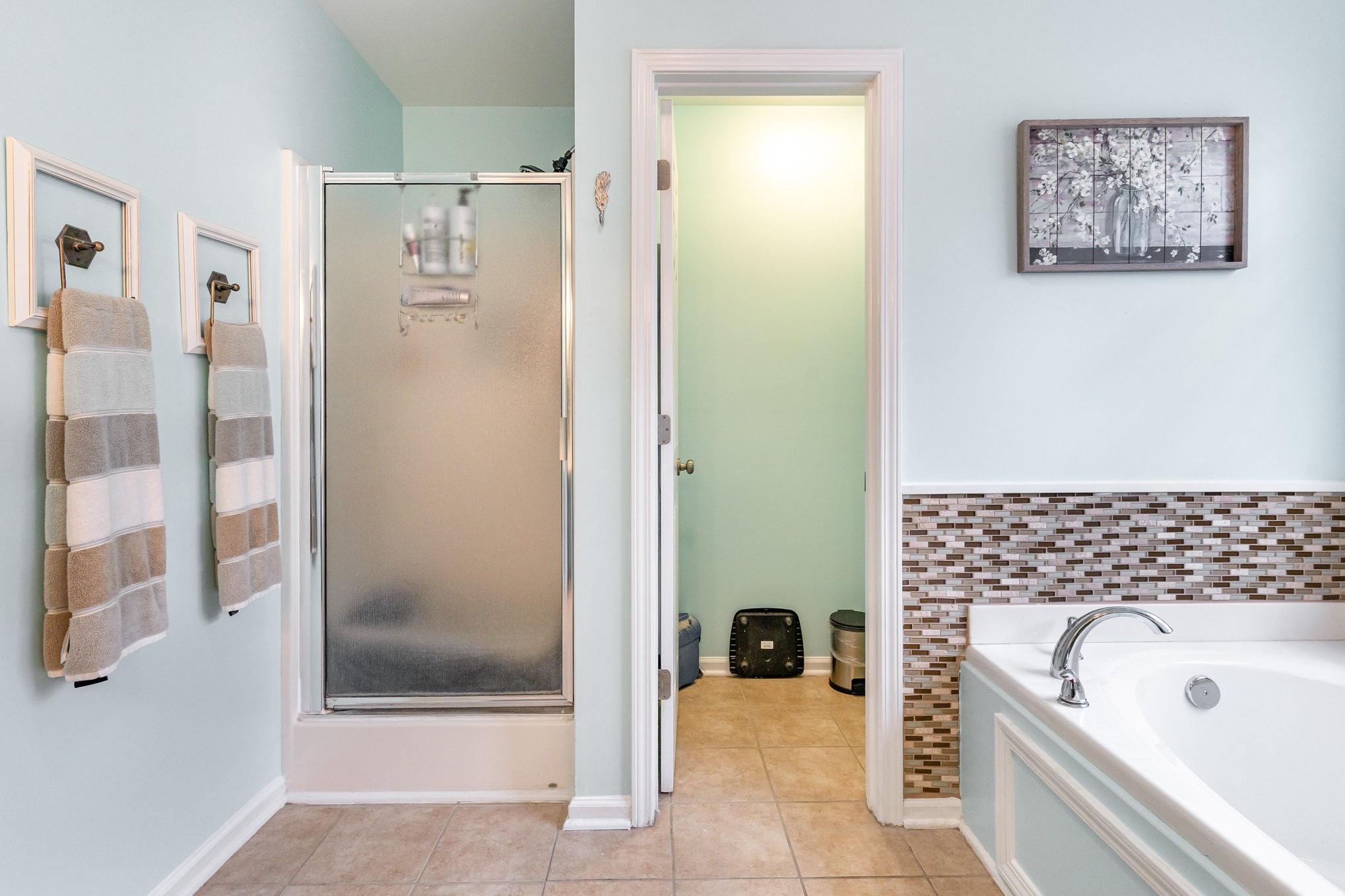 2261 Dewey Drive Spring Hill, TN 37174 - Photo 16 of 26 a bathroom with a tub a sink and a shower