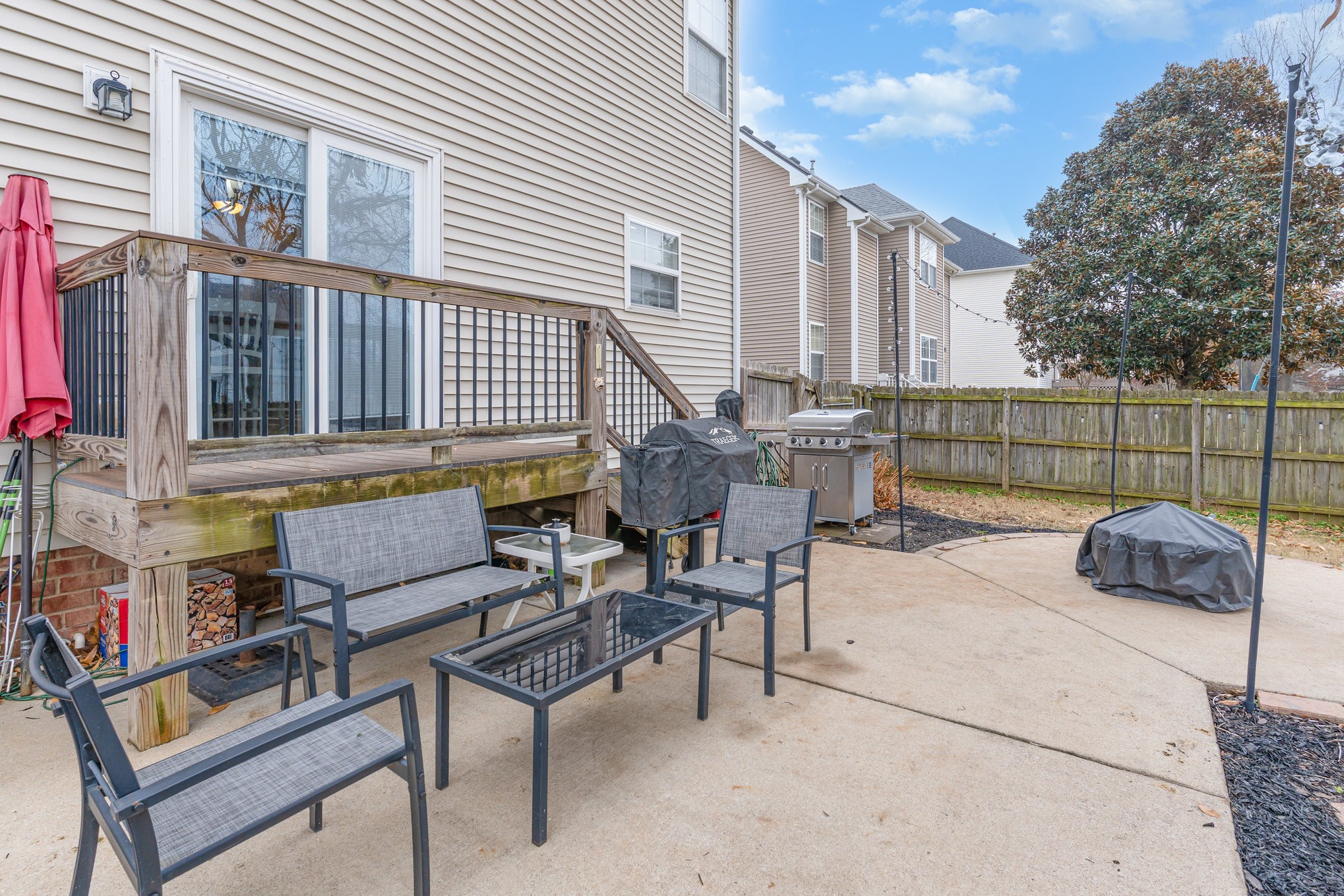 2261 Dewey Drive Spring Hill, TN 37174 - Photo 24 of 26 a view of backyard with outdoor seating and city view