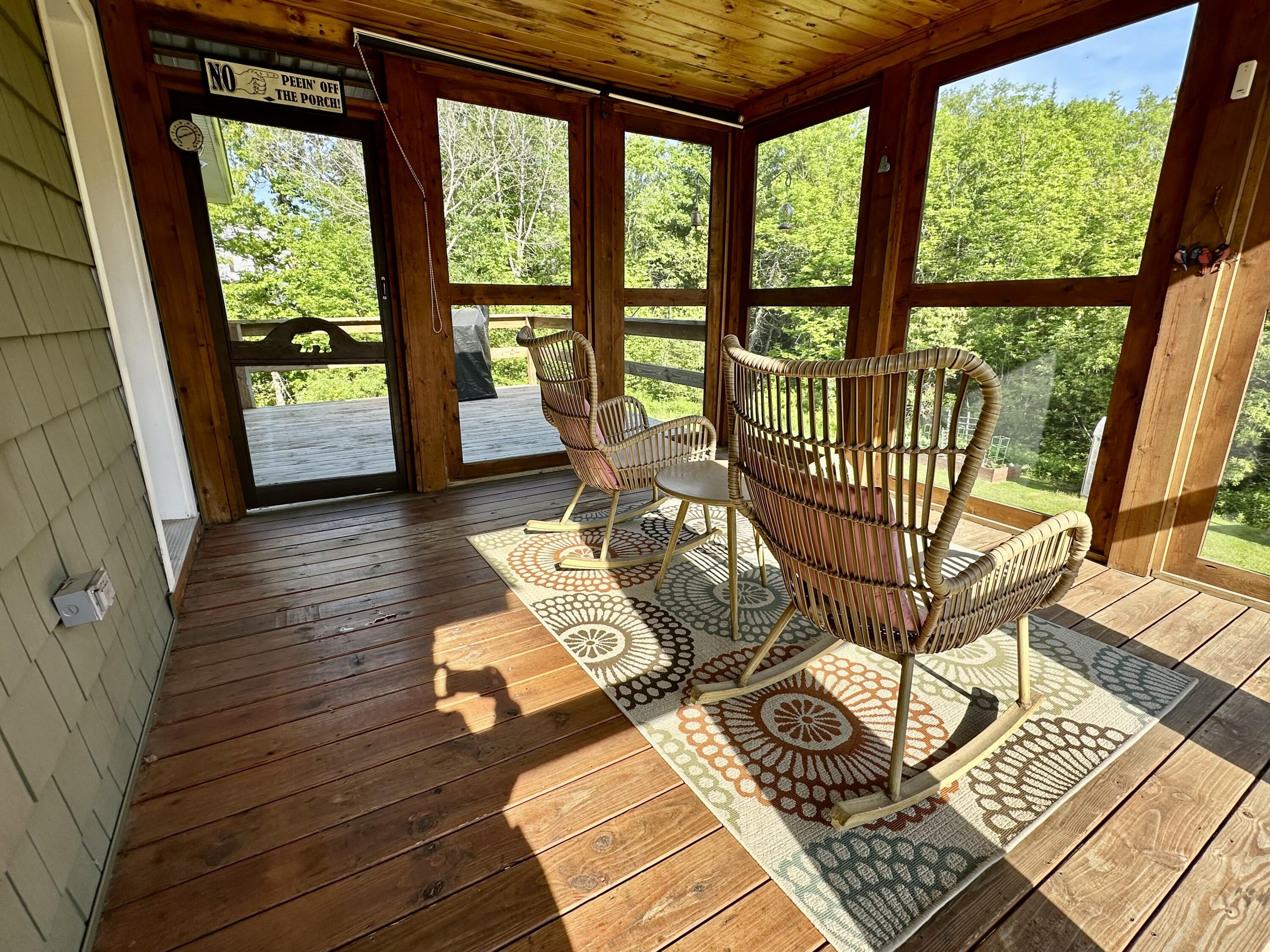 2 Back Road Abbot, ME 04406 - Photo 31 of 49 Screened-In Porch