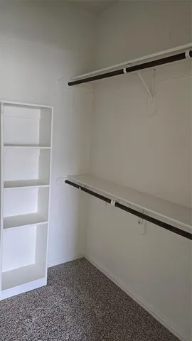 a view of walk in closet