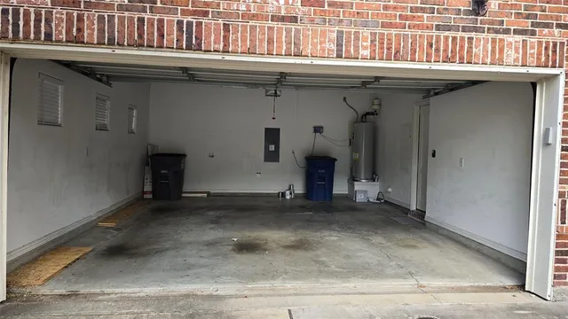a view of a car garage
