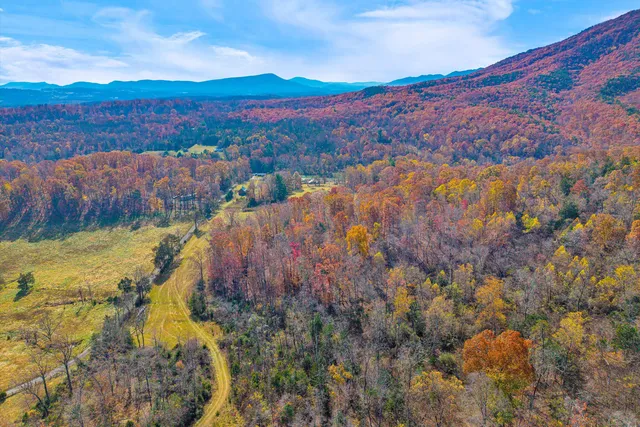 a view of swimming pool with a yard and mountain view