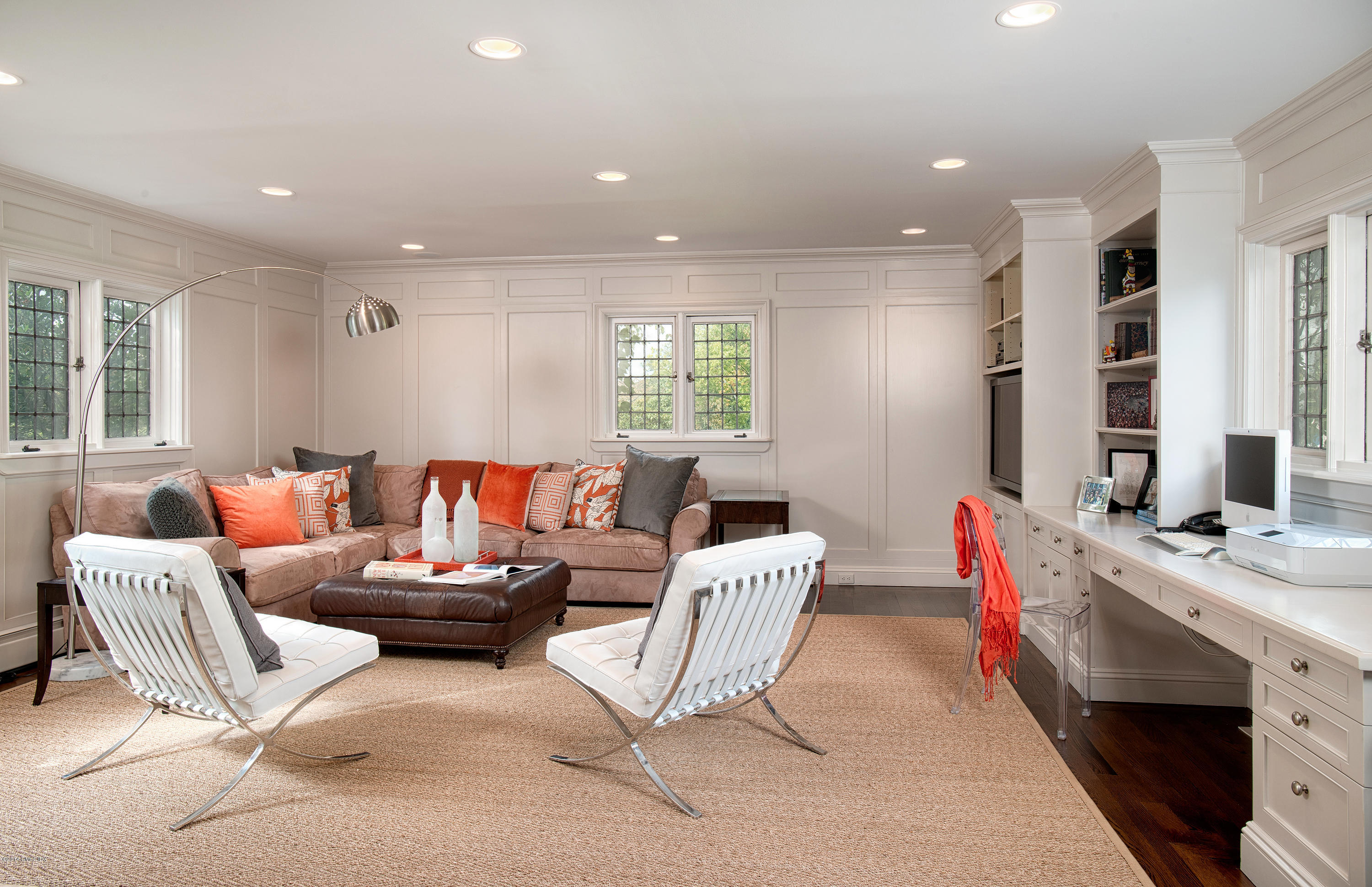 11 Flagler Drive Greenwich, CT 06830 - Photo 12 of 19 a living room with furniture and a large window