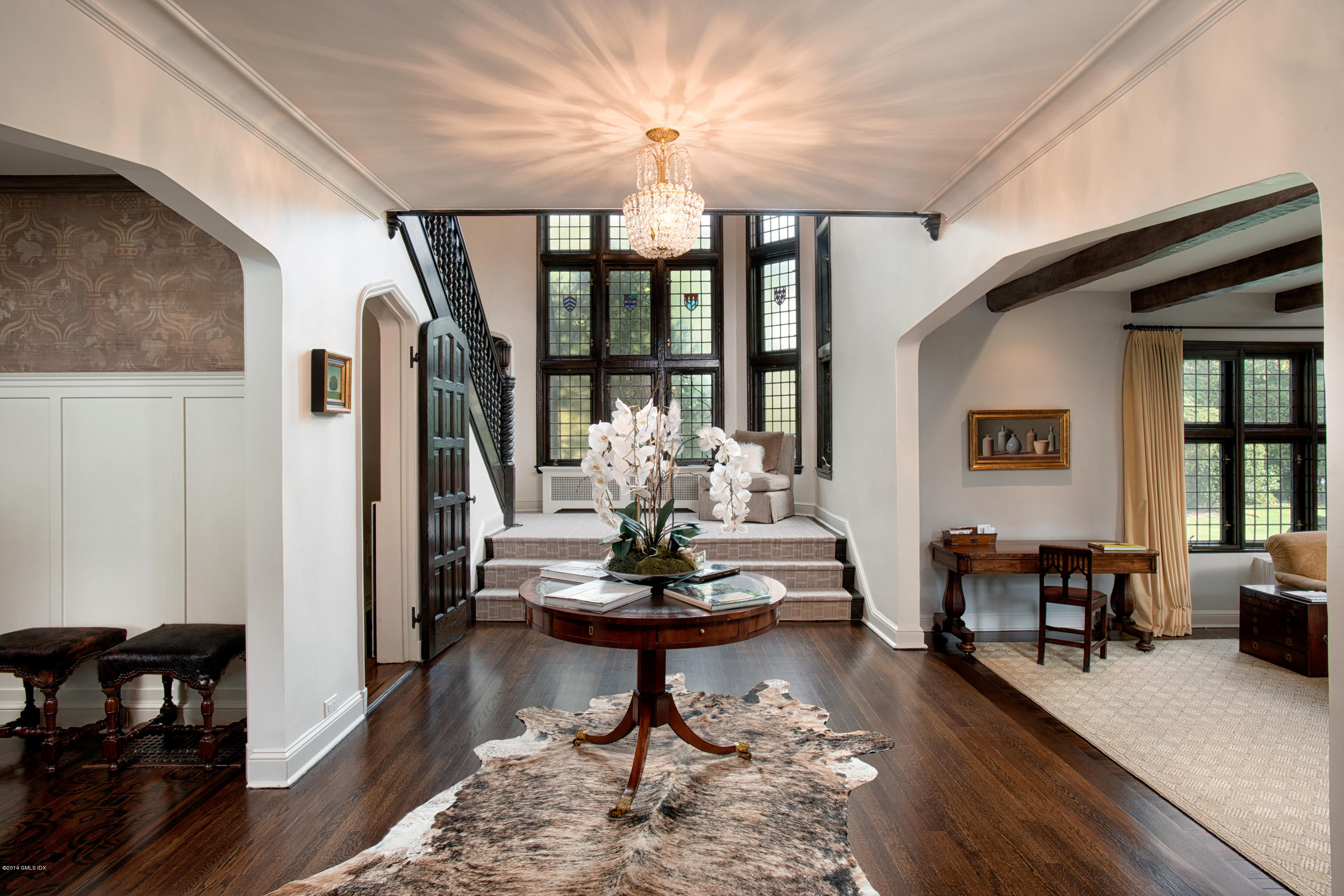 11 Flagler Drive Greenwich, CT 06830 - Photo 5 of 19 a living room with furniture large window and wooden floor