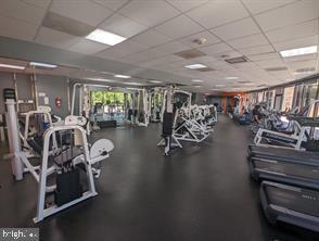 5225 Pooks Hill Road, Unit 1211S Bethesda, MD 20814 - Photo 29 of 36 a view of a room with gym equipment