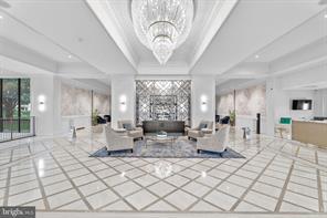 5225 Pooks Hill Road, Unit 1211S Bethesda, MD 20814 - Photo 5 of 32 Elegant Remodeled Lobby