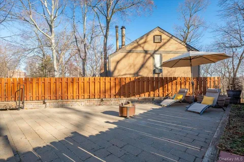 a view of outdoor space with seating area