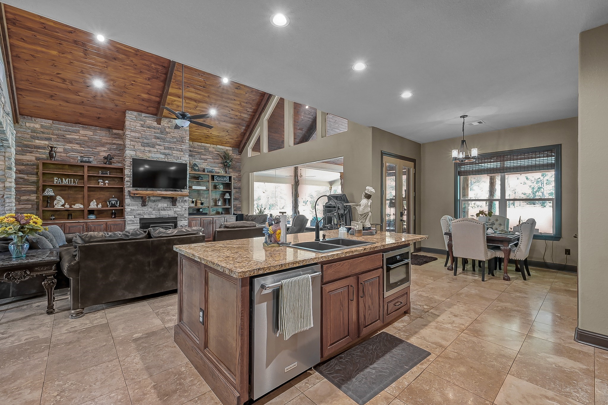 1183 Jones Road New Waverly, TX 77358 - Photo 16 of 40 a kitchen with lots of counter top space