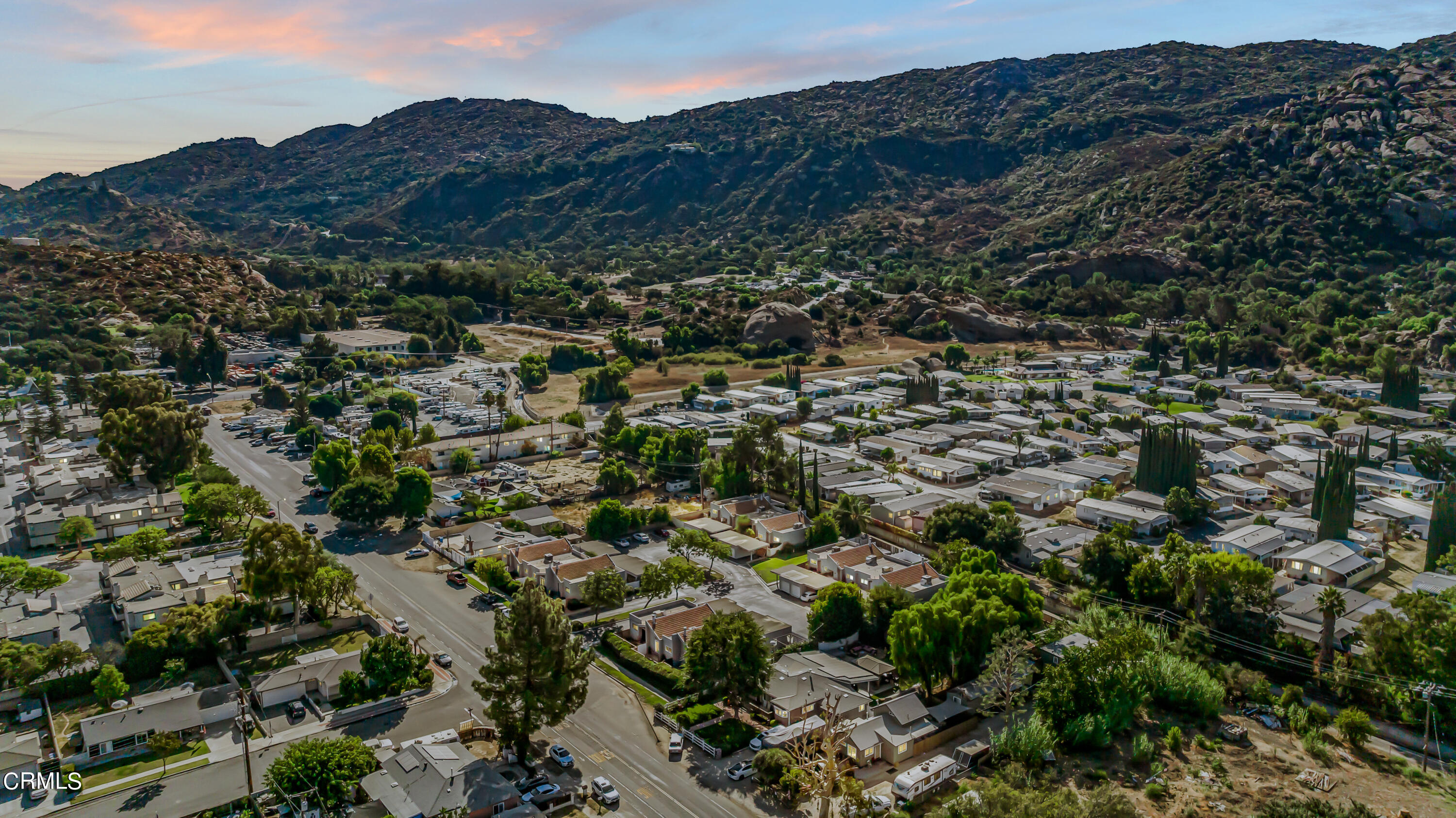 6392 Katherine Road, Unit B Simi Valley, CA 93063 - Photo 24 of 26 an aerial view of residential house and green space