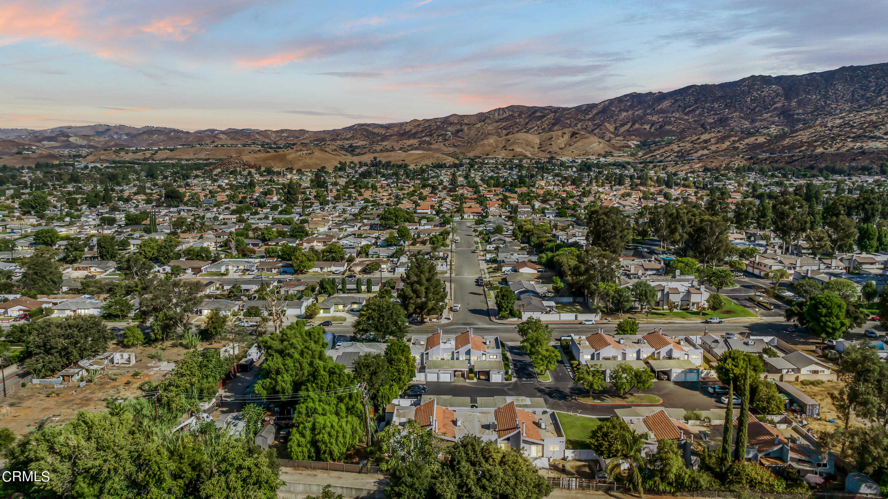 6392 Katherine Road, Unit B Simi Valley, CA 93063 - Photo 26 of 26 an aerial view of residential building and trees around
