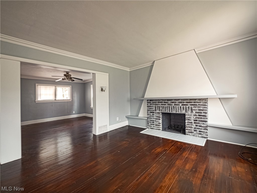 1007 Rushleigh Road Cleveland Heights, OH 44121 - Photo 4 of 22 living room fireplace,