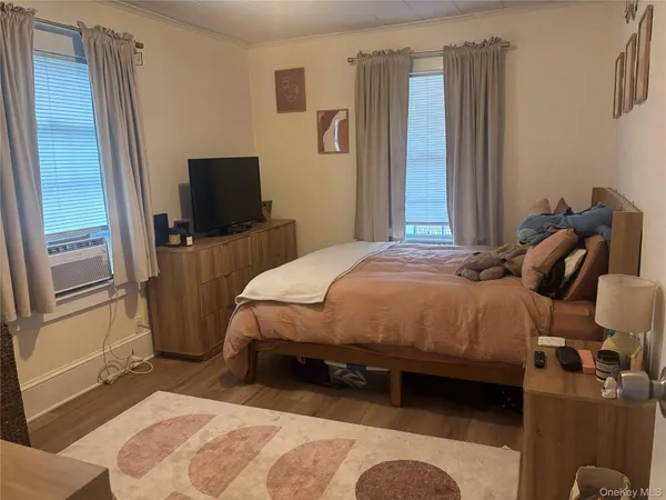 a view of a room with a hallway