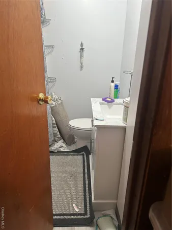 a bathroom with a sink and toilet