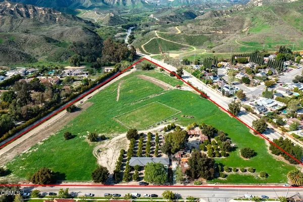 an aerial view of a football ground