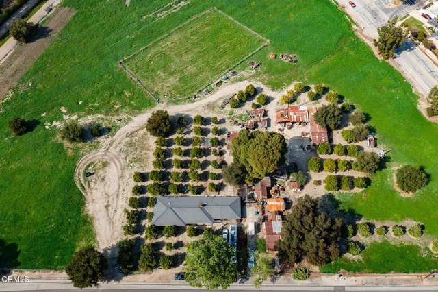 a city view with tall buildings
