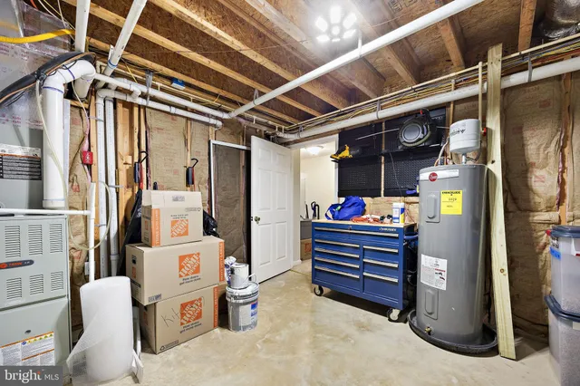 a room with lots of storage and utility