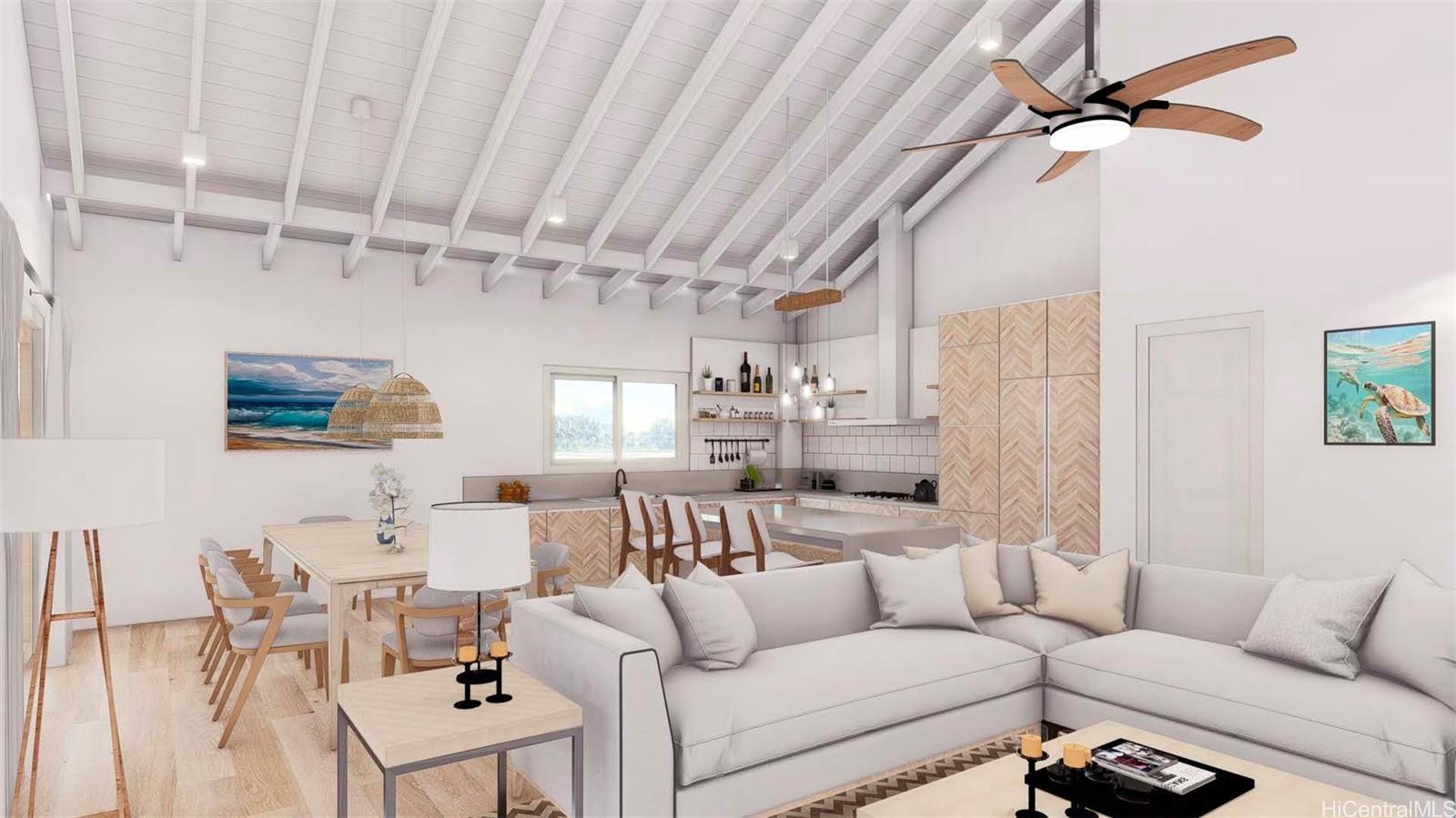 84-253 Farrington Highway Waianae, HI 96792 - Photo 11 of 23 a living room with furniture a ceiling fan and a rug