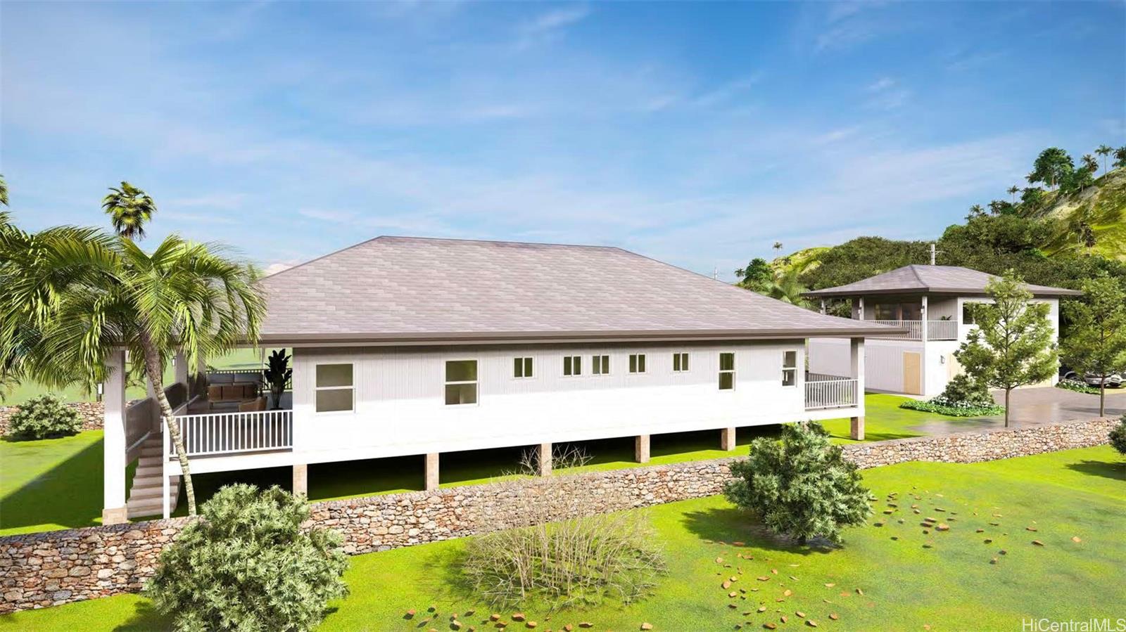 84-253 Farrington Highway Waianae, HI 96792 - Photo 6 of 23 a view of a house with a swimming pool