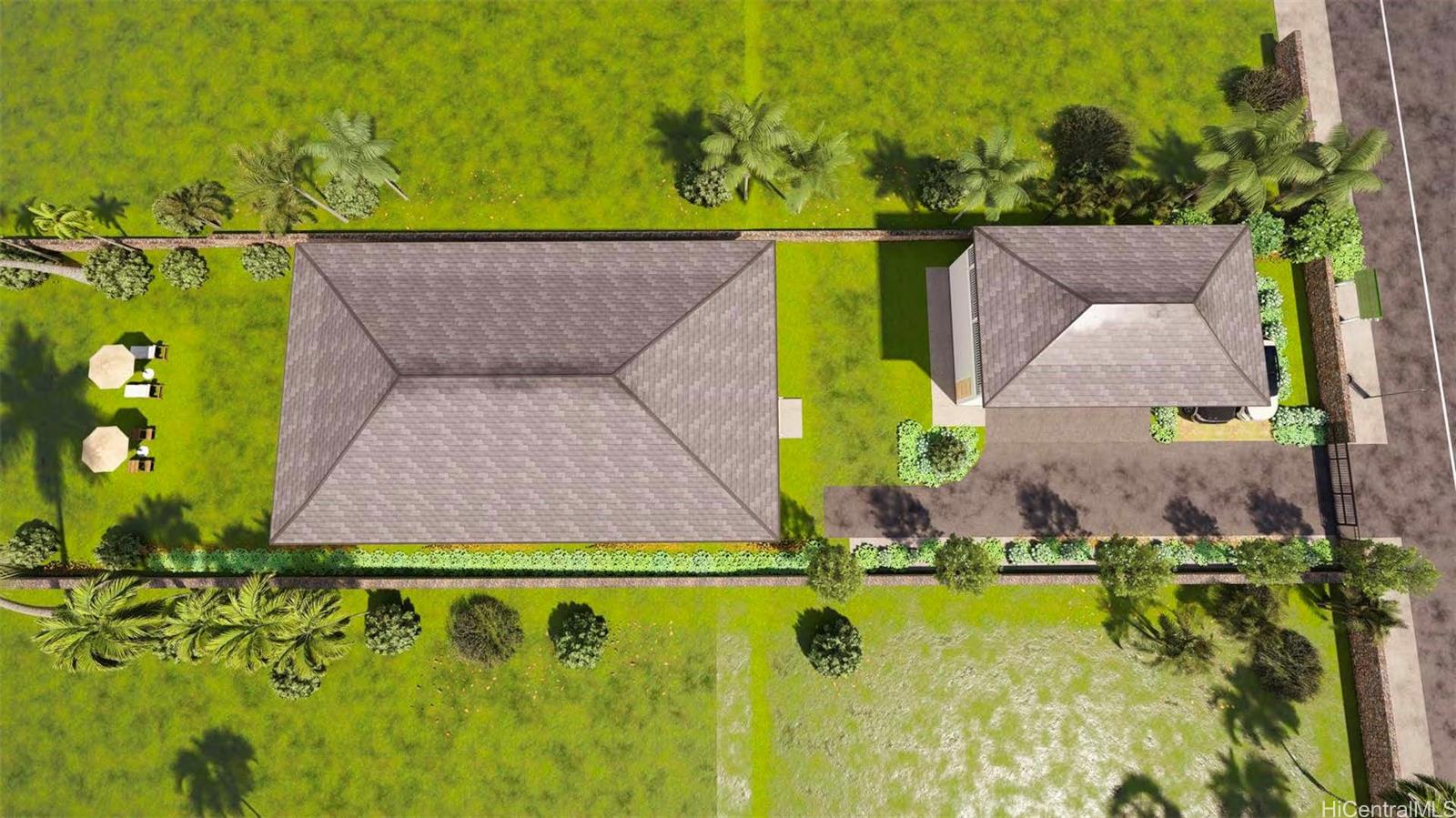 84-253 Farrington Highway Waianae, HI 96792 - Photo 10 of 23 an aerial view of a house having swimming pool