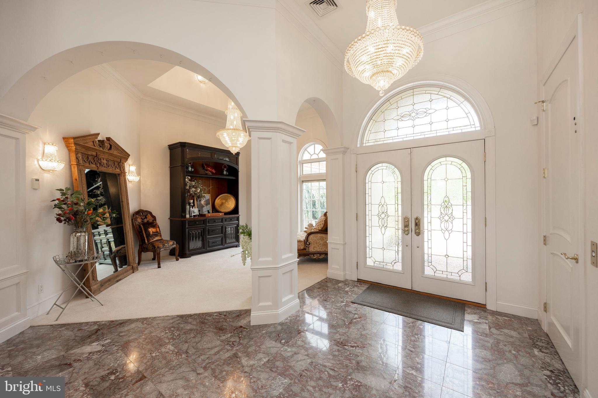 1956 Hunt Valley Road Lansdale, PA 19446 - Photo 13 of 96 Stunning Entry with Radiant heated Marble Floors