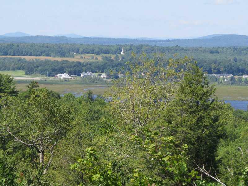 760 Pond Road Sidney, ME 04330 - Photo 27 of 34 View. Close-up of view from deck...
