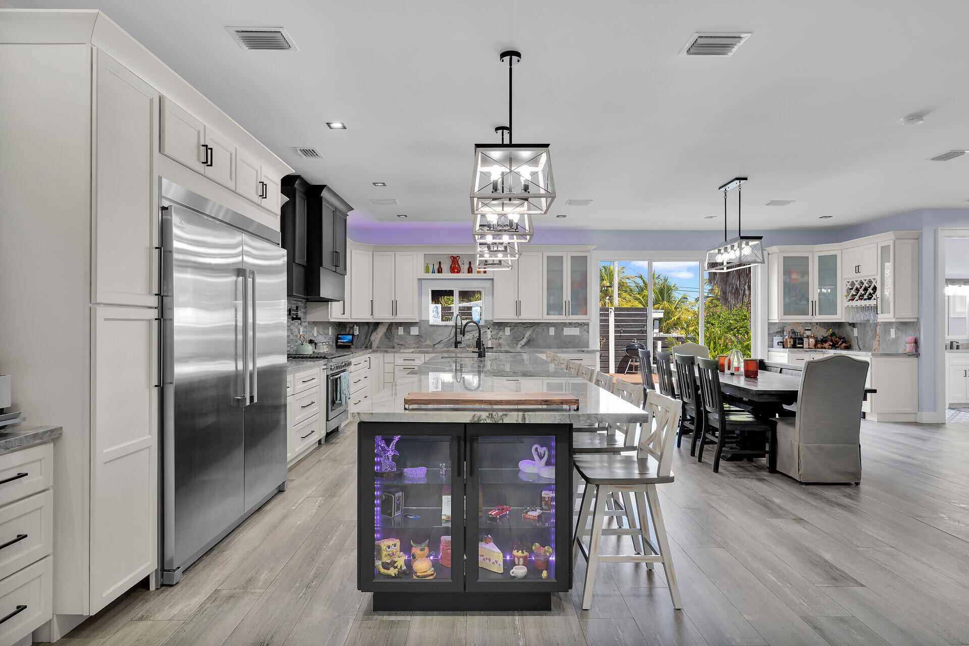 2827 Harris Avenue Key West, FL 33040 - Photo 16 of 80 Kitchen Island Dining to patio view