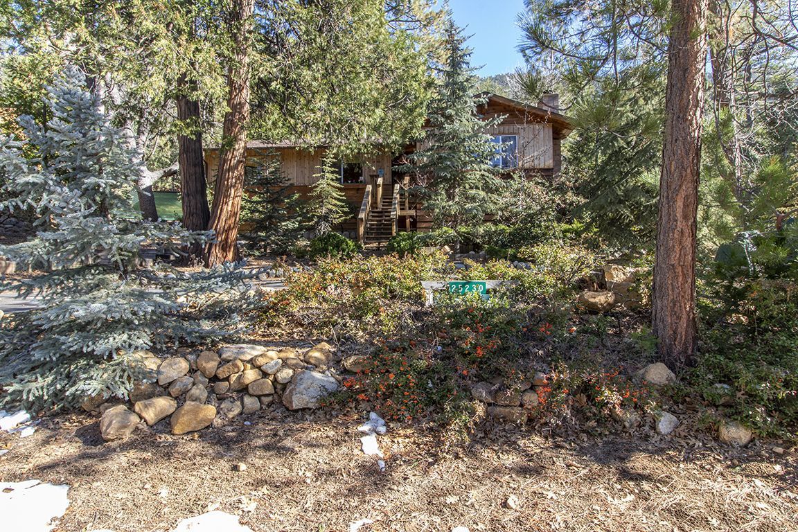 25230 Glen Road Idyllwild, CA 92549 - Photo 54 of 57 a backyard of a house with lots of green space