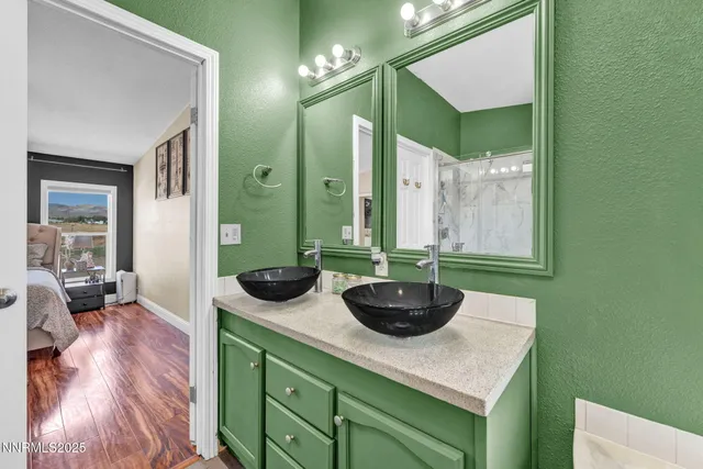 a view of beach and yard