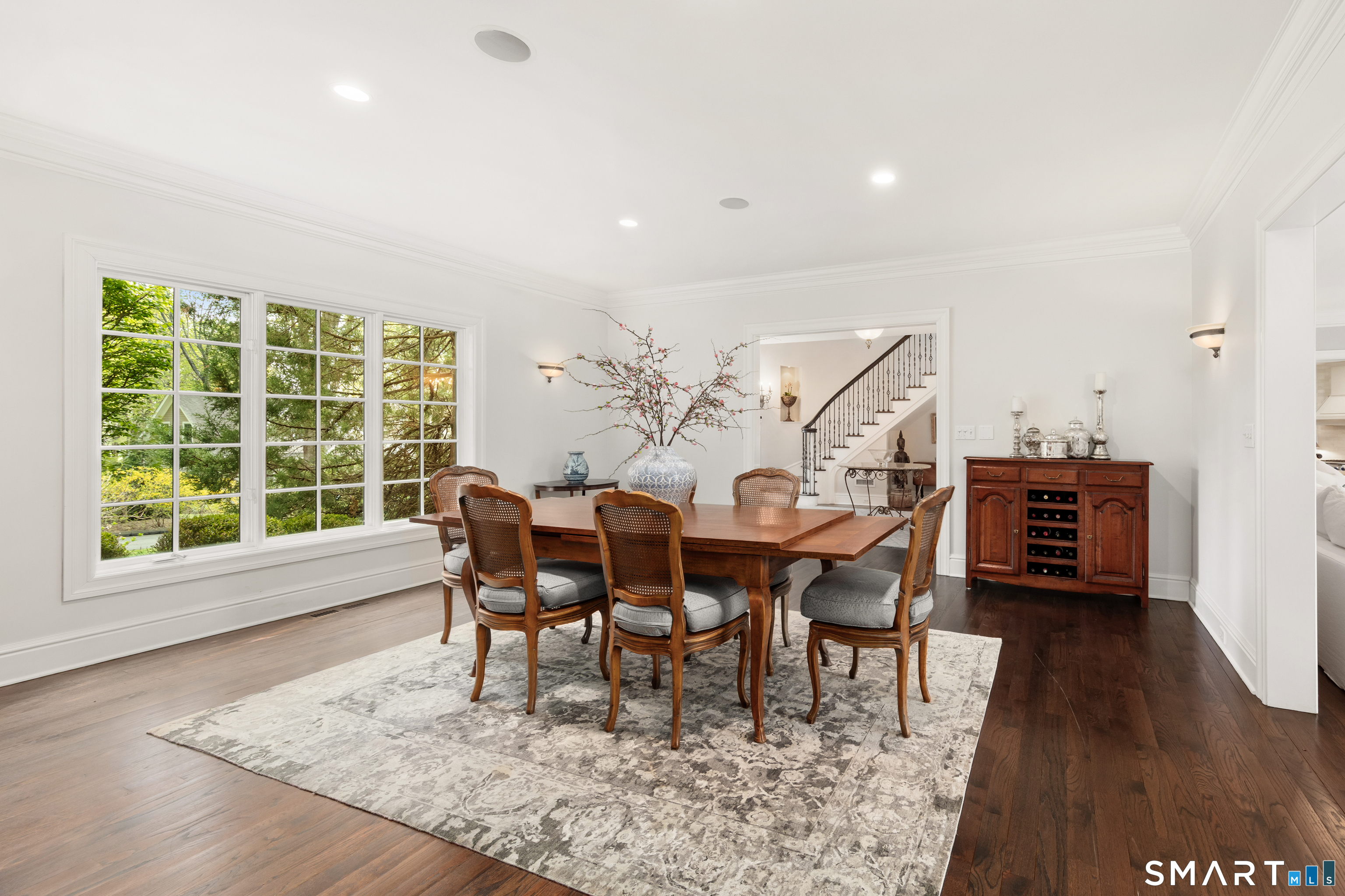 22 Cavray Road Norwalk, CT 06855 - Photo 20 of 40 Dining Room with fireplace (can also be used as another Sitting / Family room)