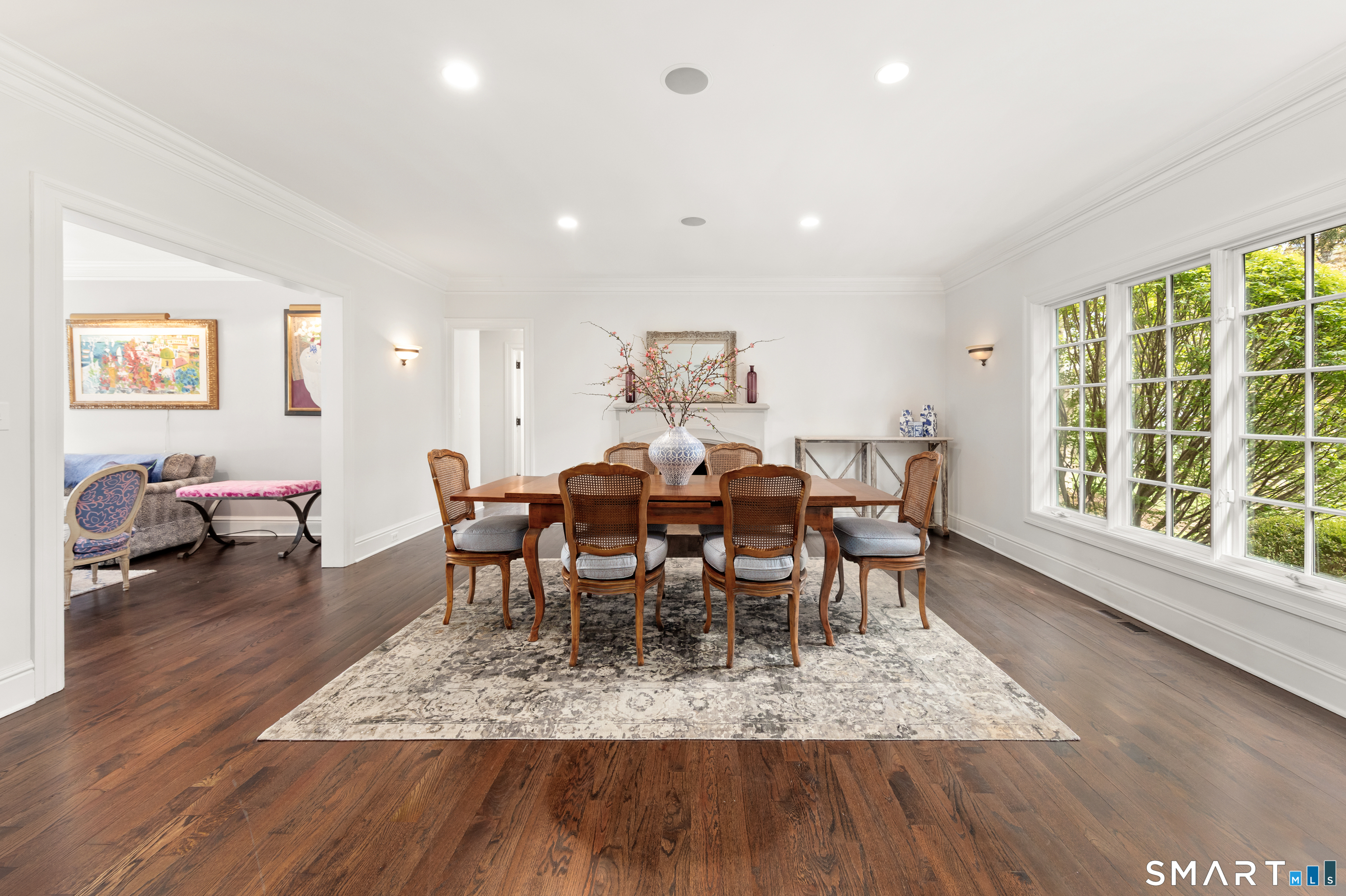 22 Cavray Road Norwalk, CT 06855 - Photo 20 of 40 a view of a dining room with furniture and wooden floor