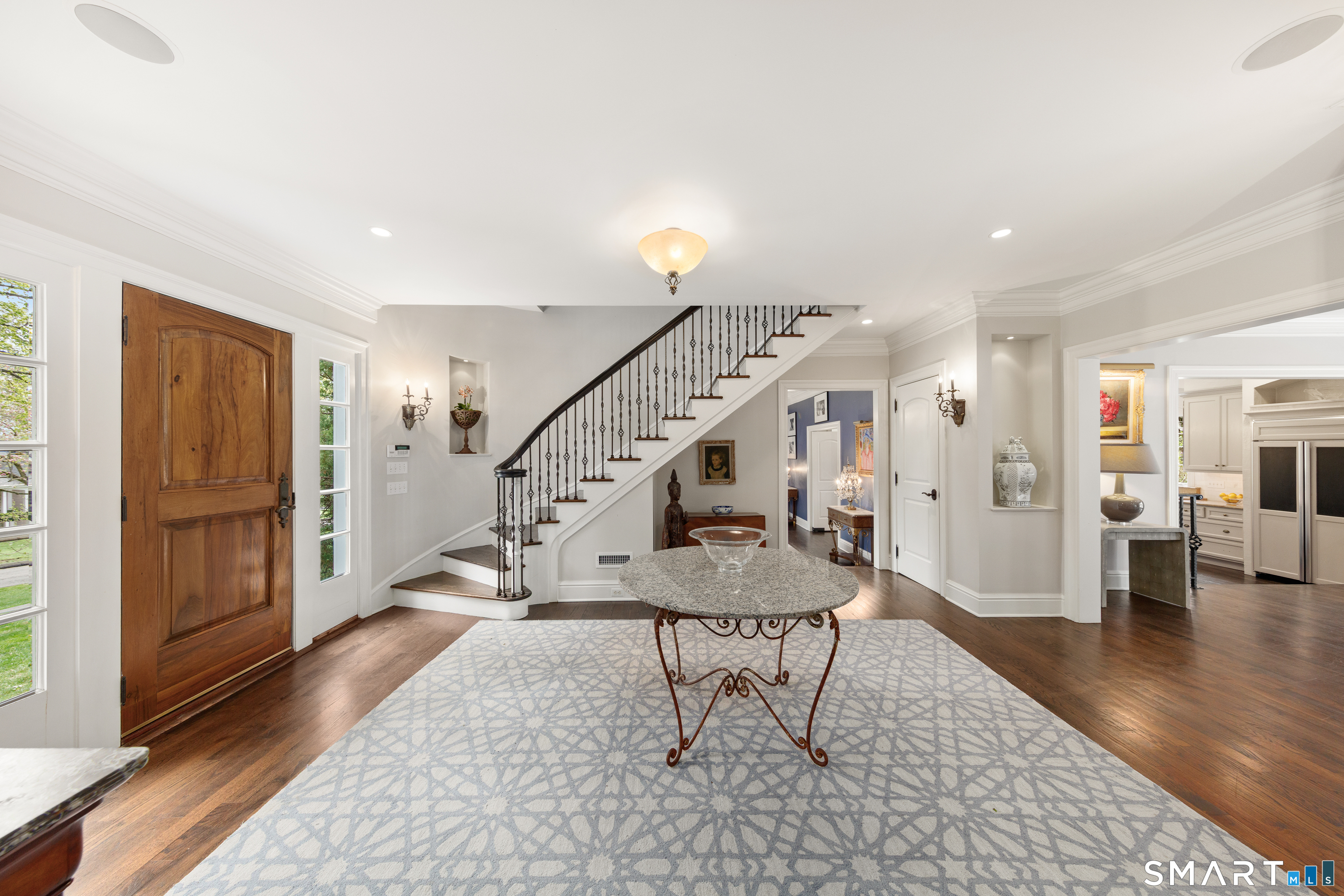 22 Cavray Road Norwalk, CT 06855 - Photo 4 of 40 Foyer as seen from the Dining Room, looking towards the Den and Living Room