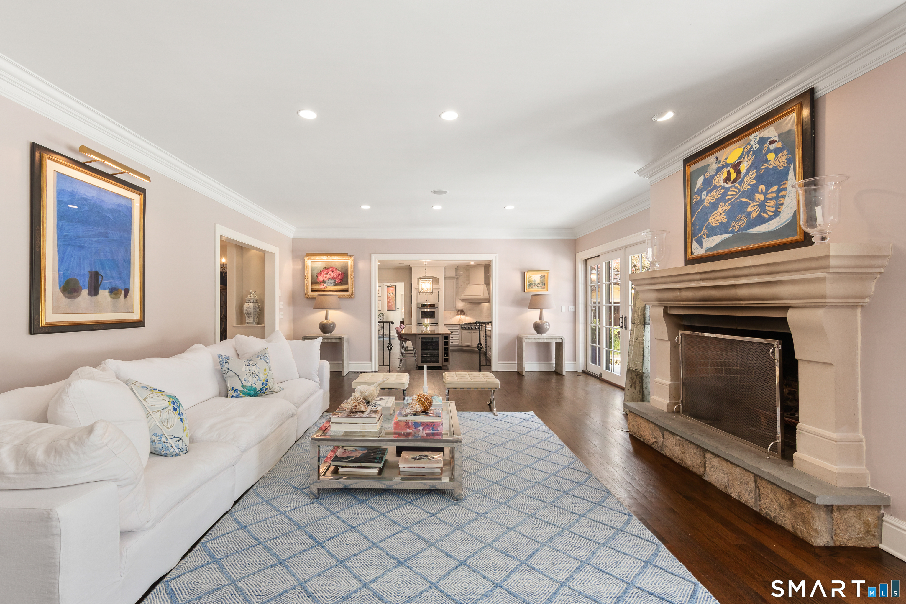 22 Cavray Road Norwalk, CT 06855 - Photo 7 of 40 Living Room opening to the Kitchen