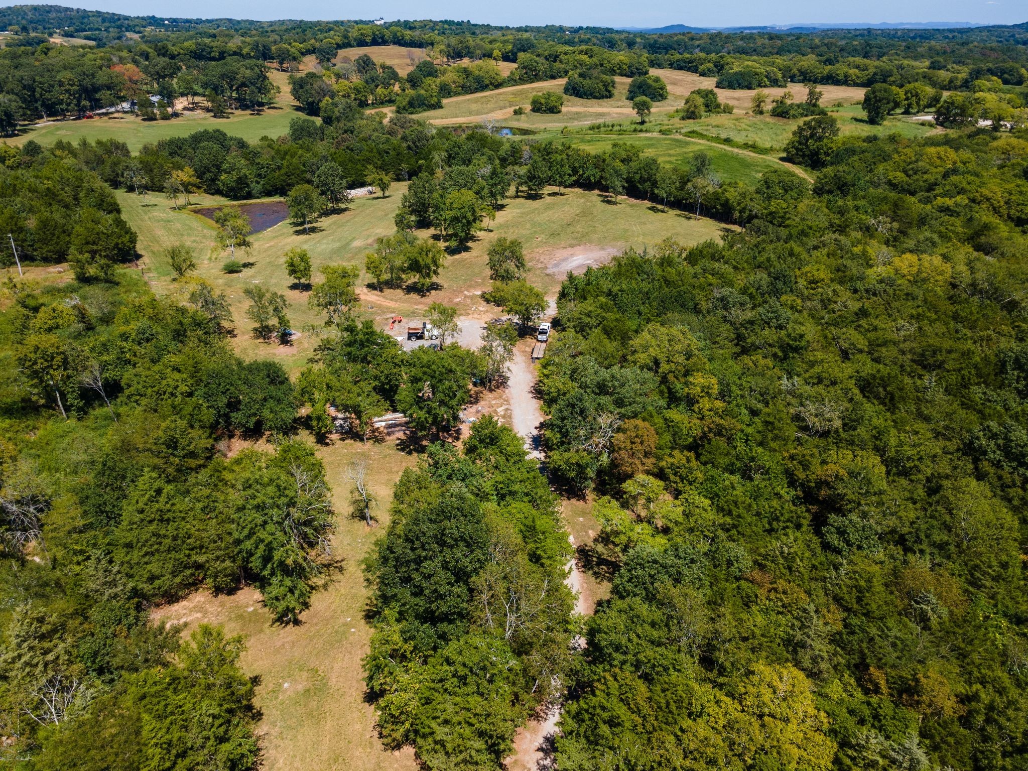 8362 Patterson Road College Grove, TN 37046 - Photo 27 of 27 an aerial view of residential houses with outdoor space and trees