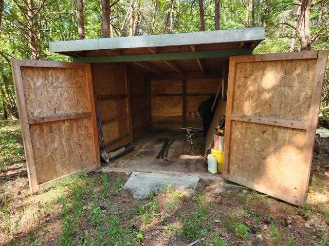 a view of storage and utility room