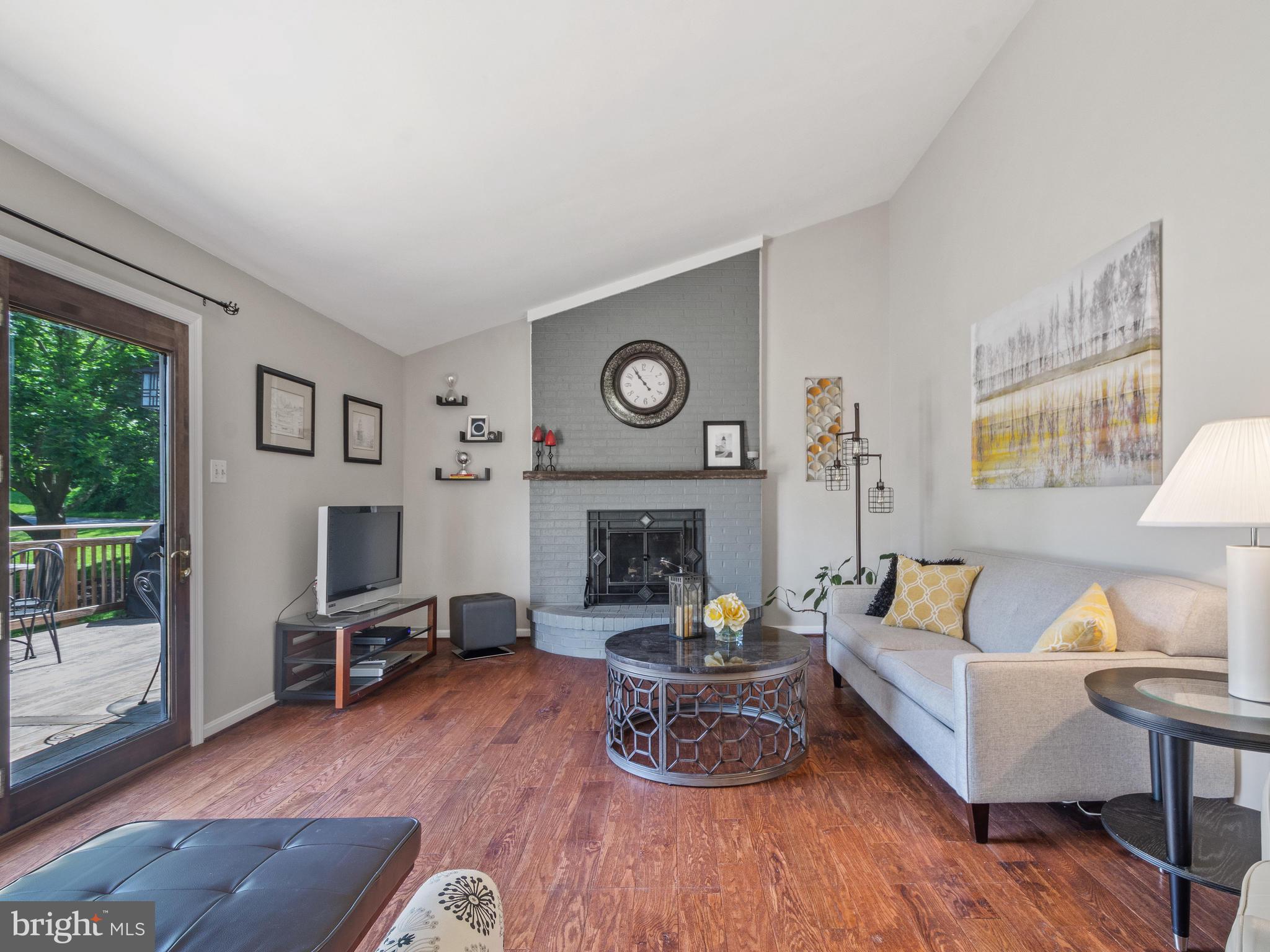 6627 Wind Ridge Road Mount Airy, MD 21771 - Photo 7 of 33 Family Room with Vaulted Ceilings and WB Fireplace