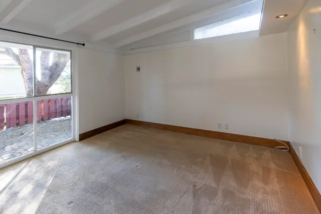 a view of room with window