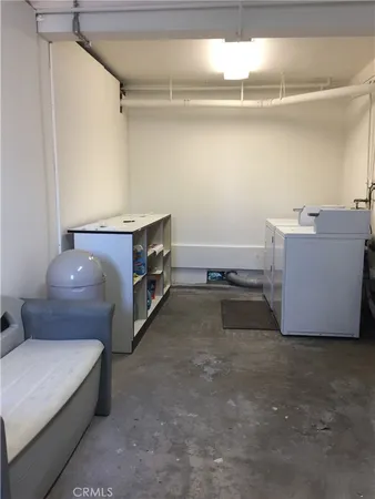 a room with storage and utility