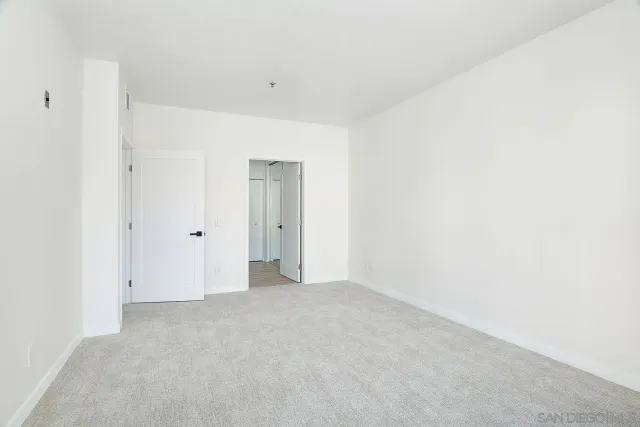 a view of an empty room