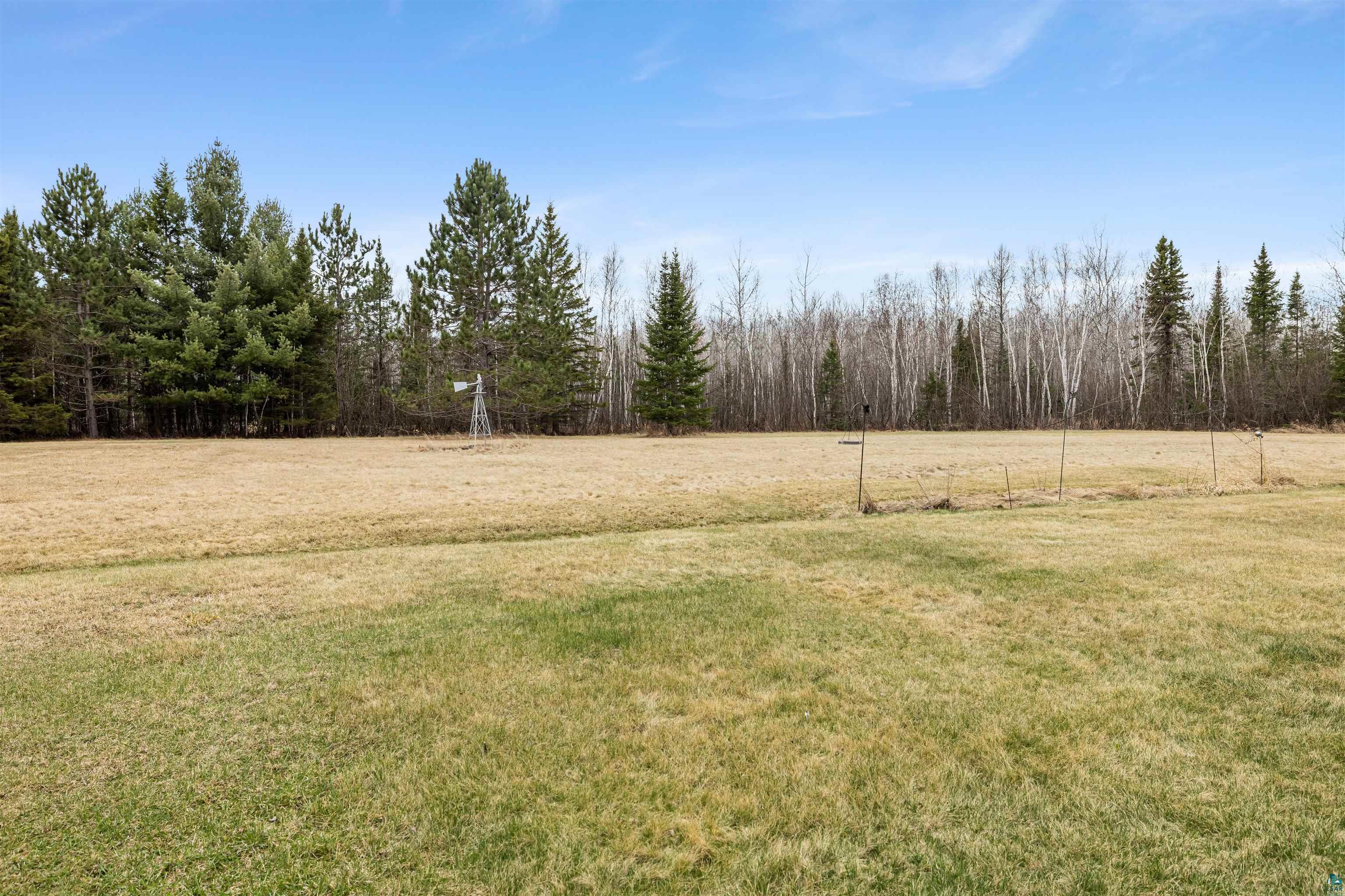 11574 Town Line Road Hibbing, MN 55746 - Photo 36 of 41 Expansive grassy field bordered by mature evergreen and deciduous trees