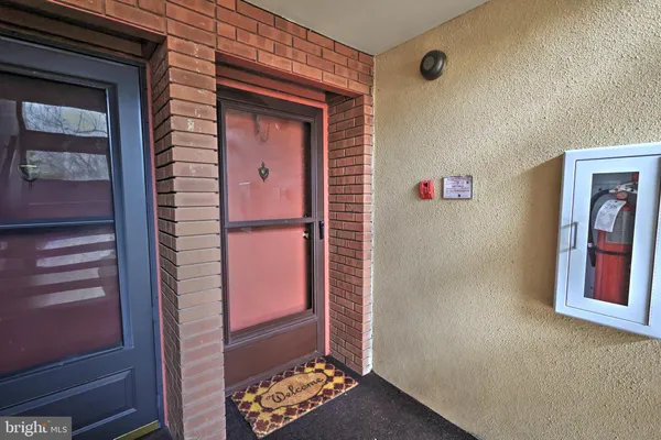 a view of an entryway door