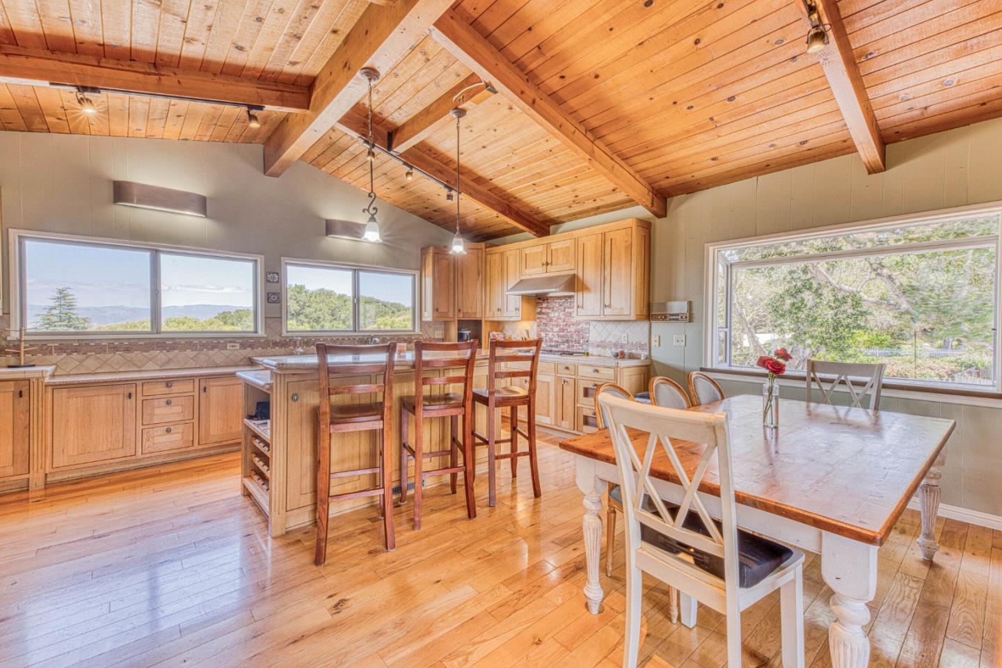 394 Mesa Road Salinas, CA 93908 - Photo 12 of 53 a view of a dining room with furniture window and wooden floor