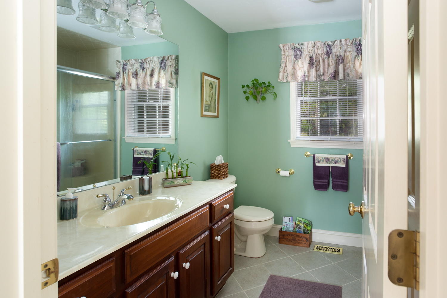 178 Winding Cove Road Marstons Mills, MA 02648 - Photo 13 of 17 a bathroom with a granite countertop toilet sink and mirror