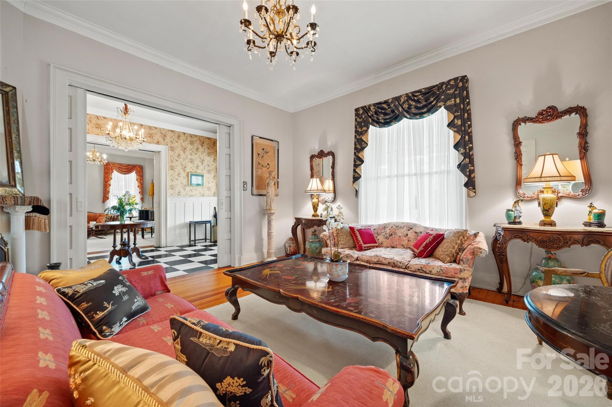 530 East Rutledge Avenue Gaffney, SC 29340 - Photo 11 of 47 a living room with furniture and a large window