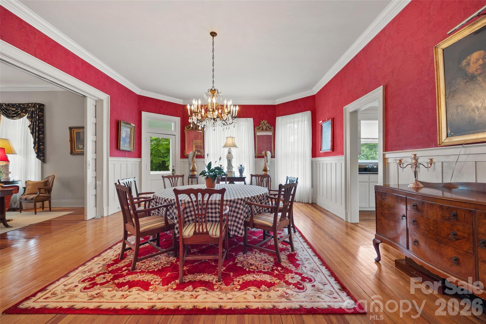 530 East Rutledge Avenue Gaffney, SC 29340 - Photo 13 of 47 a view of a dining room with furniture window and wooden floor