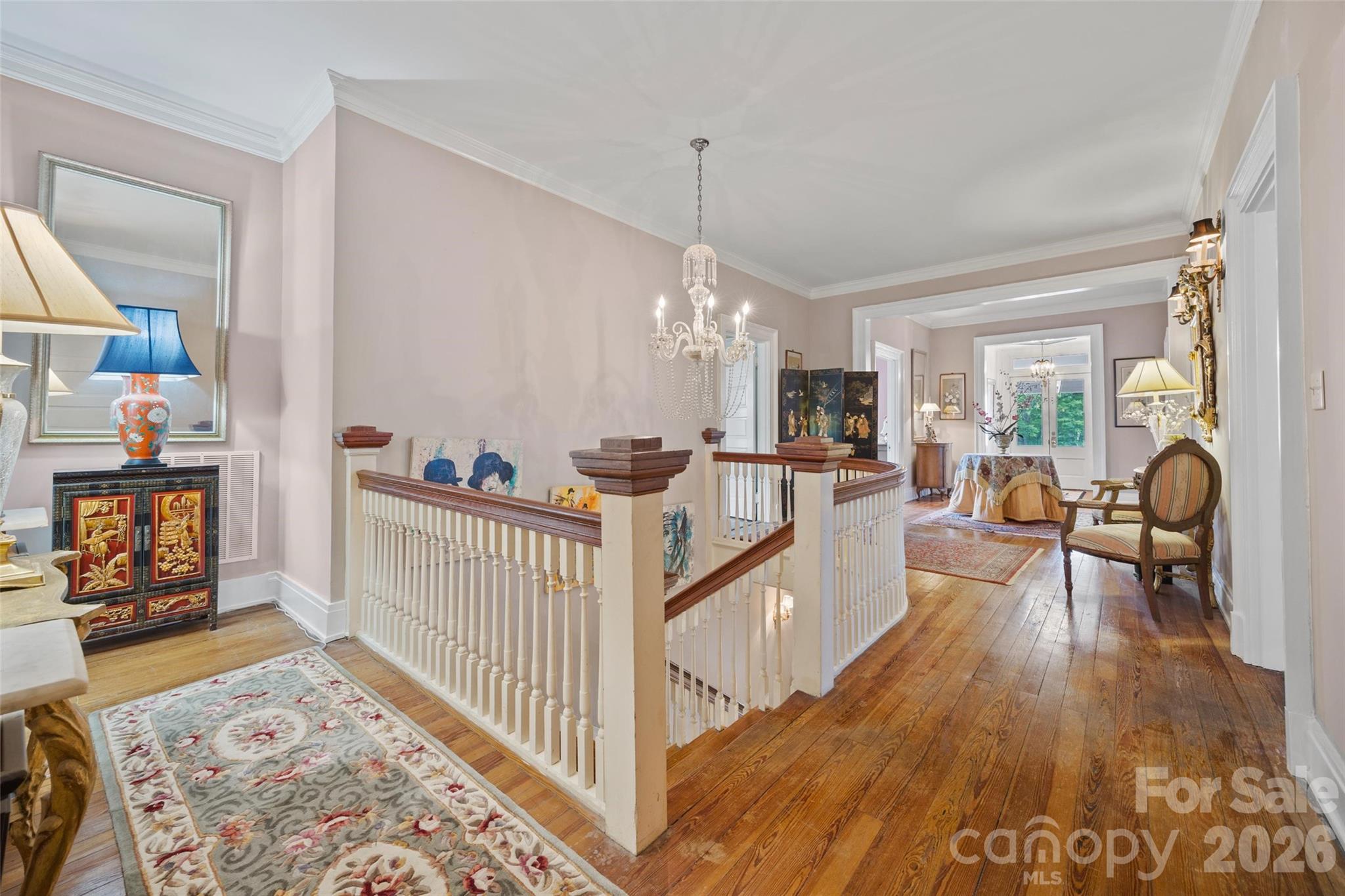 530 East Rutledge Avenue Gaffney, SC 29340 - Photo 25 of 47 a living room with furniture and a wooden floor