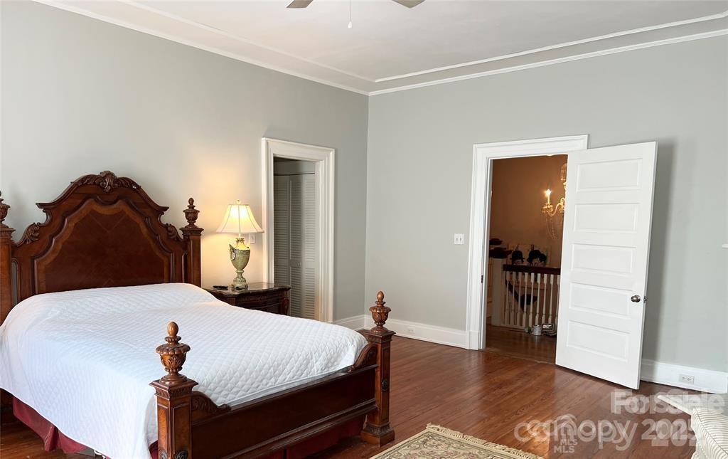 530 East Rutledge Avenue Gaffney, SC 29340 - Photo 33 of 47 a bed room with a bed and a walk in closet