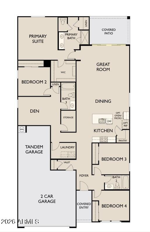 5626 West Piedmont Road Laveen, AZ 85339 - Photo 12 of 12 L Garage floorplan