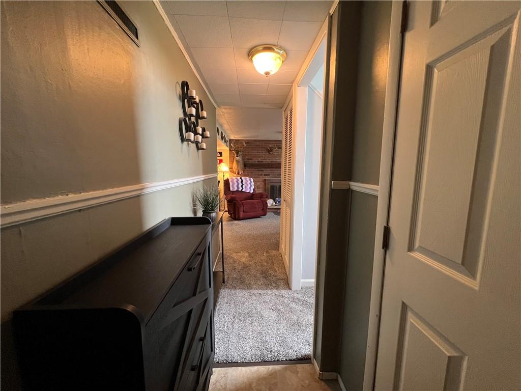 110 David Drive Butler, PA 16001 - Photo 22 of 37 Basement Hallway